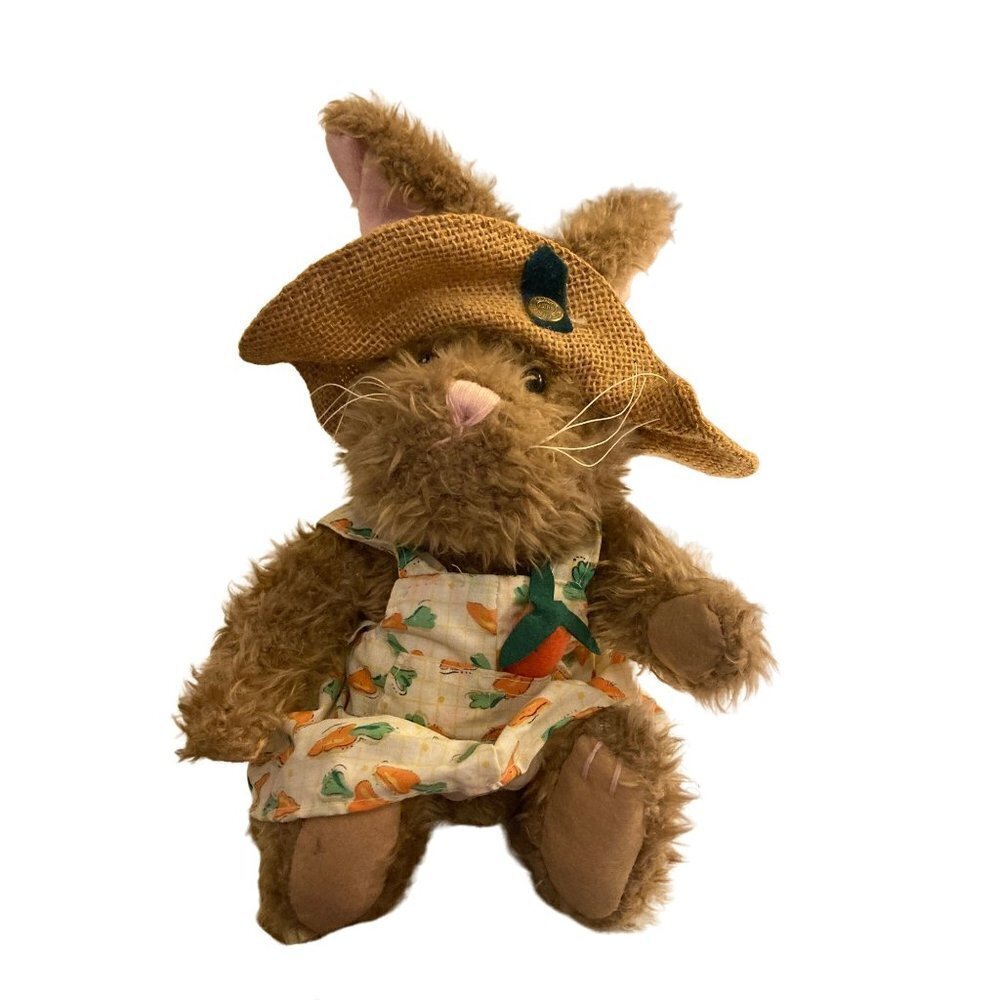 Original Brass Button Collectables Flora The Hare Serenity Stuffed Rabbit Bunny